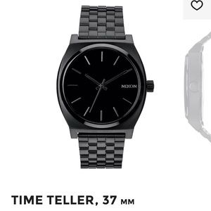 NIXON Time Teller 37 mm, BLACK